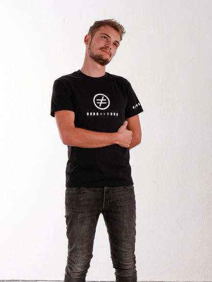 Inequality FLAG Black T-Shirt with White details
