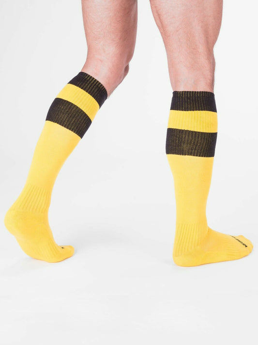 Barcode Football Socks Yellow