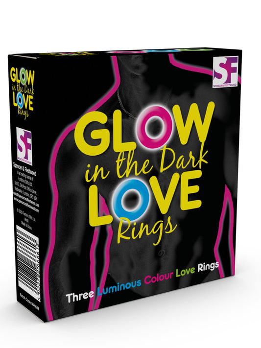 Spencer & Fleetwood Glow in the Dark 3 Love Rings