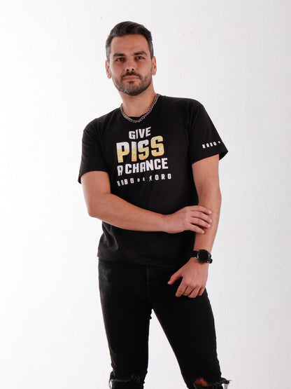 Rabo De Toro - Give PISS a CHANCE Black T-Shirt