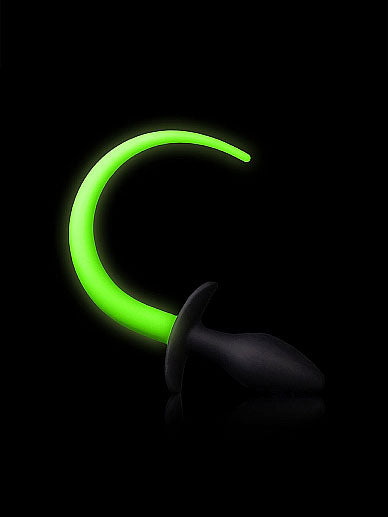 Ouch! - Glow in the Dark Puppy Tail Plug