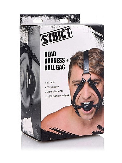 Head Harness with Ball Gag