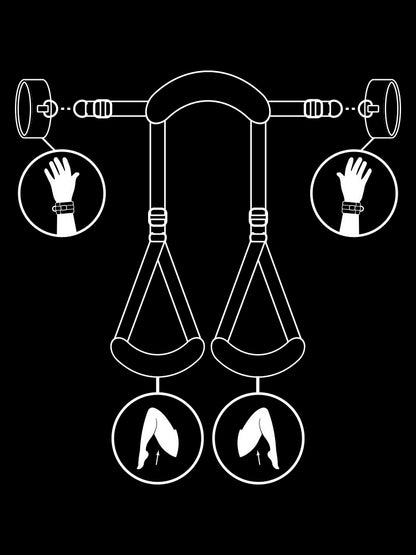 Fetish Submissive Open Leg Set