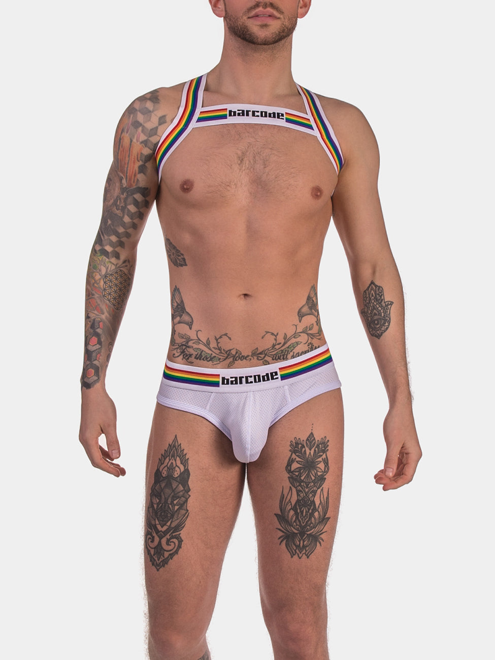 Barcode Berlin Harness Pride White