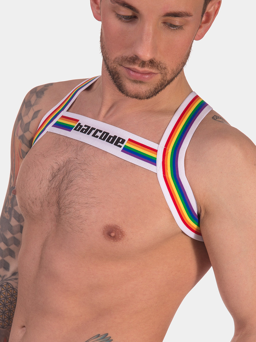 Arnés Barcode Pride Blanco