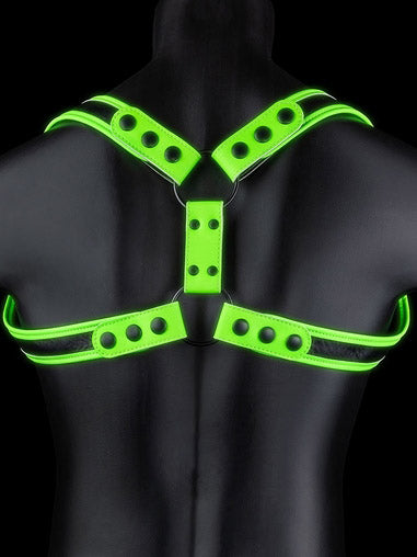 Sling Harness - Glow in the Dark - Neon Green/Black