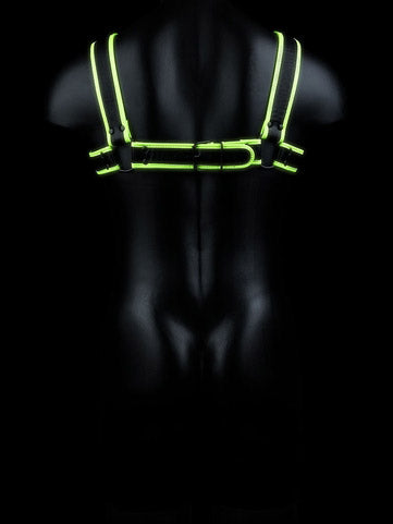 Chest Bulldog Harness - Glow in the Dark