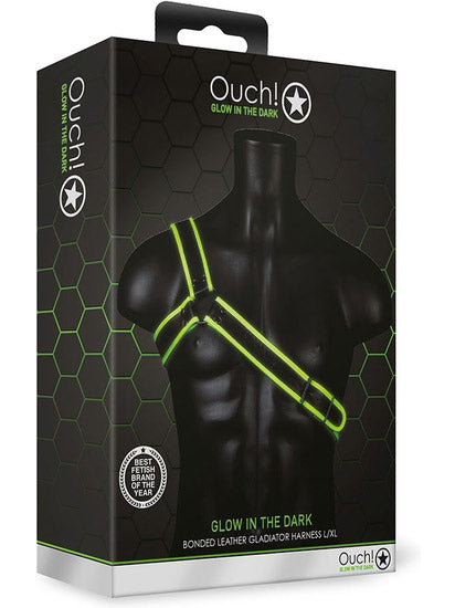Gladiator Harness -  Neon Green/Black