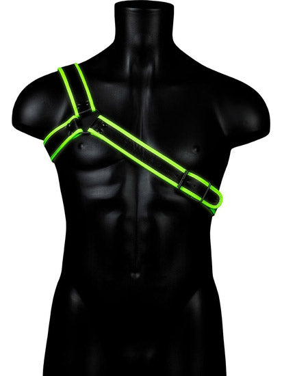 Gladiator Harness -  Neon Green/Black