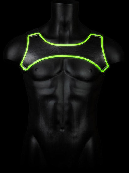 Ouch Glow in the Dark - Neoprene Body Harness