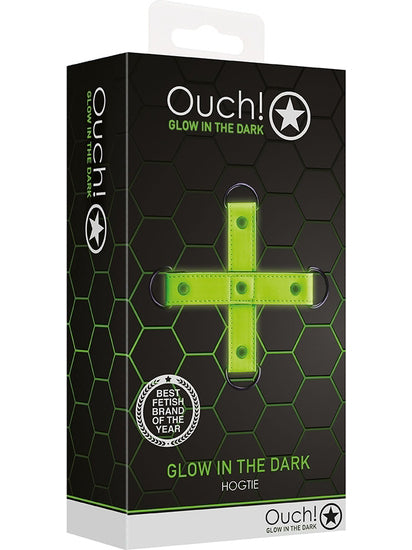 Ouch Hogtie - Glow in the Dark - Neon Green/Black