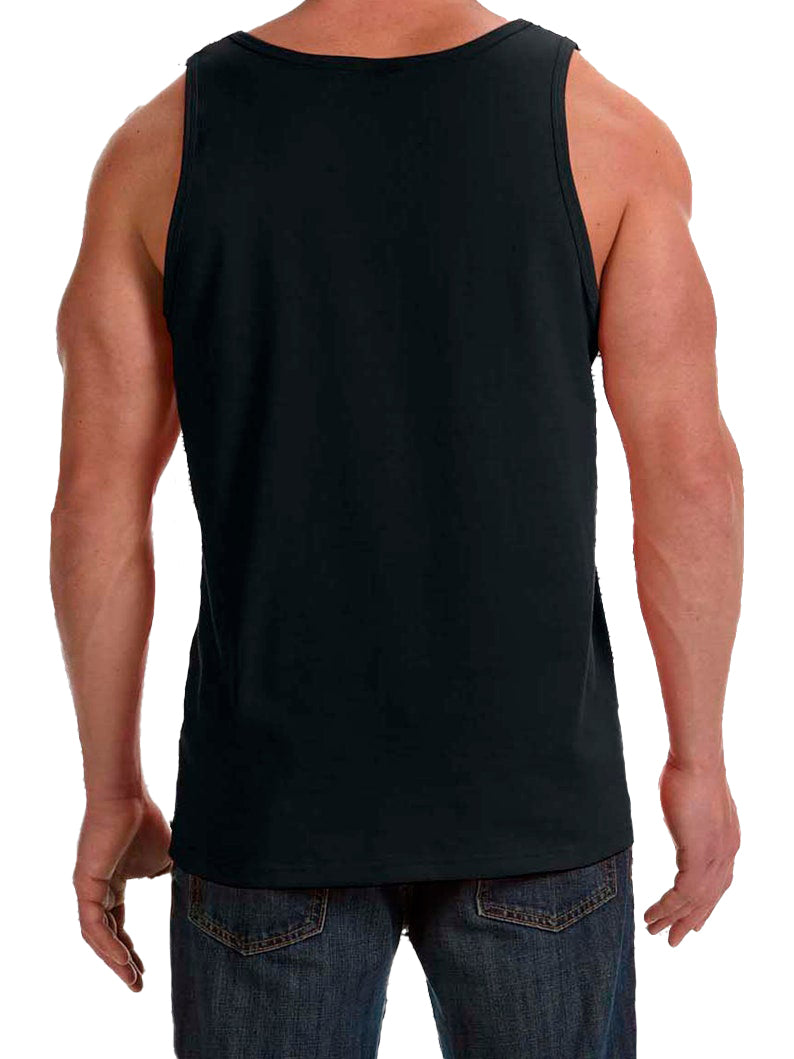 ORGULLOSO Gay Fetish Black Tank Top with Bear Paw details