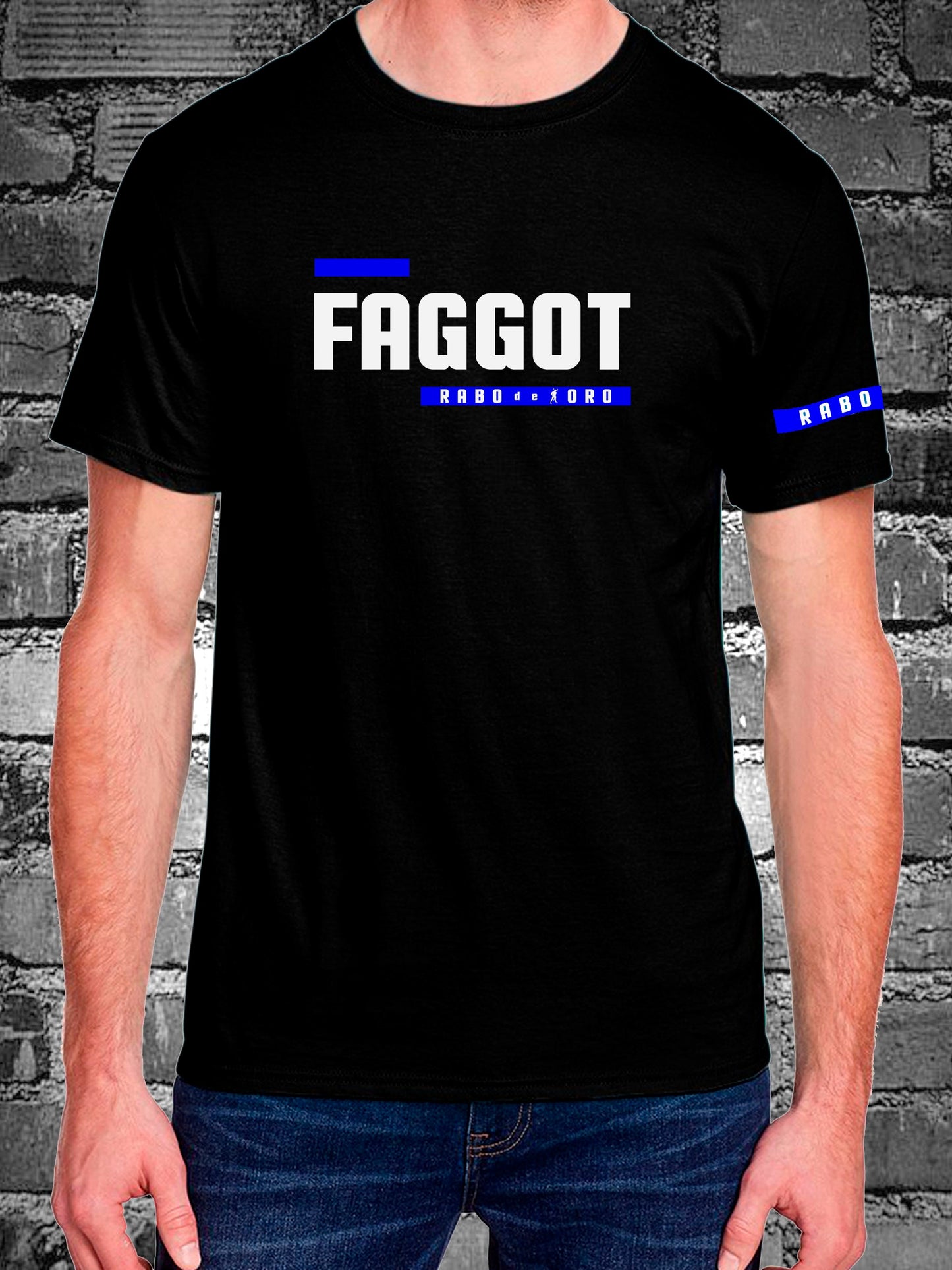 Rabo De Toro - FAGGOT Hanky Code Black T-Shirt