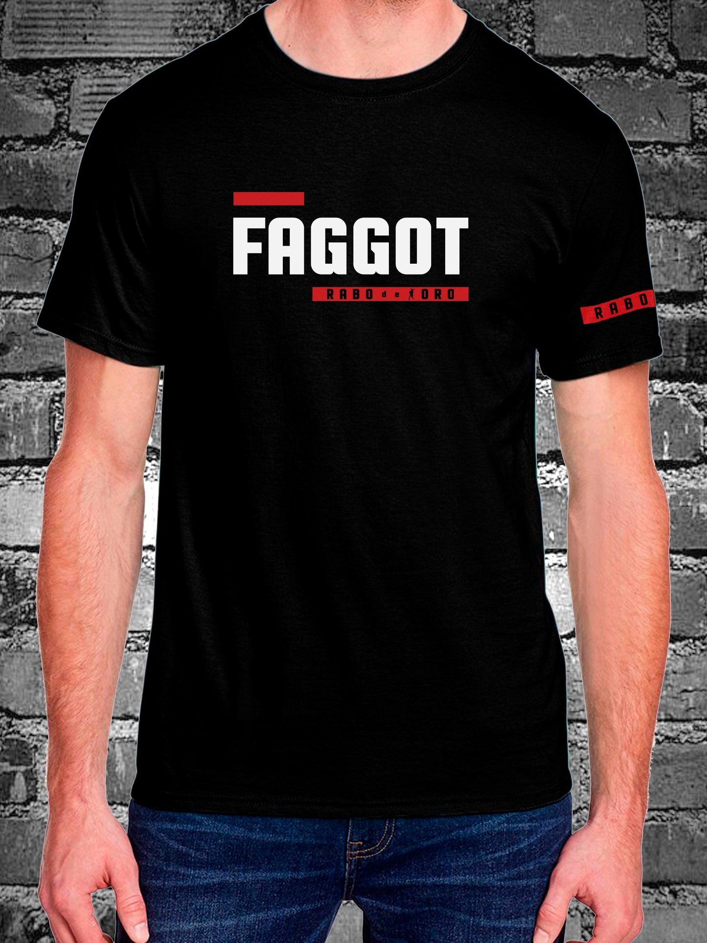 Rabo De Toro - FAGGOT Hanky Code Black T-Shirt