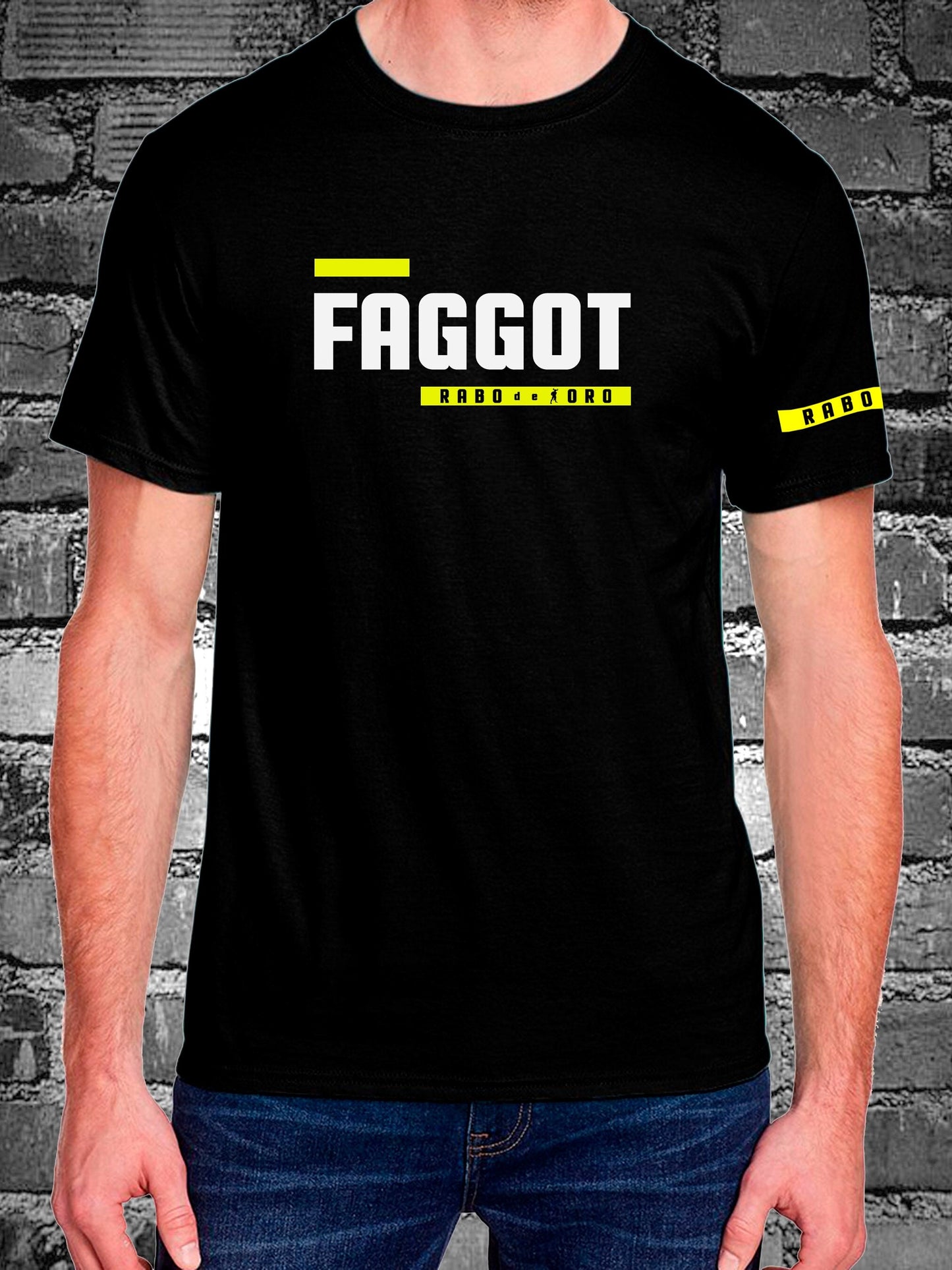 Rabo De Toro - FAGGOT Hanky Code Black T-Shirt