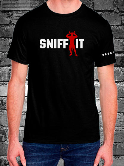 SNIFF IT T-Shirt mit Minotaurus-Achselfetisch-Design