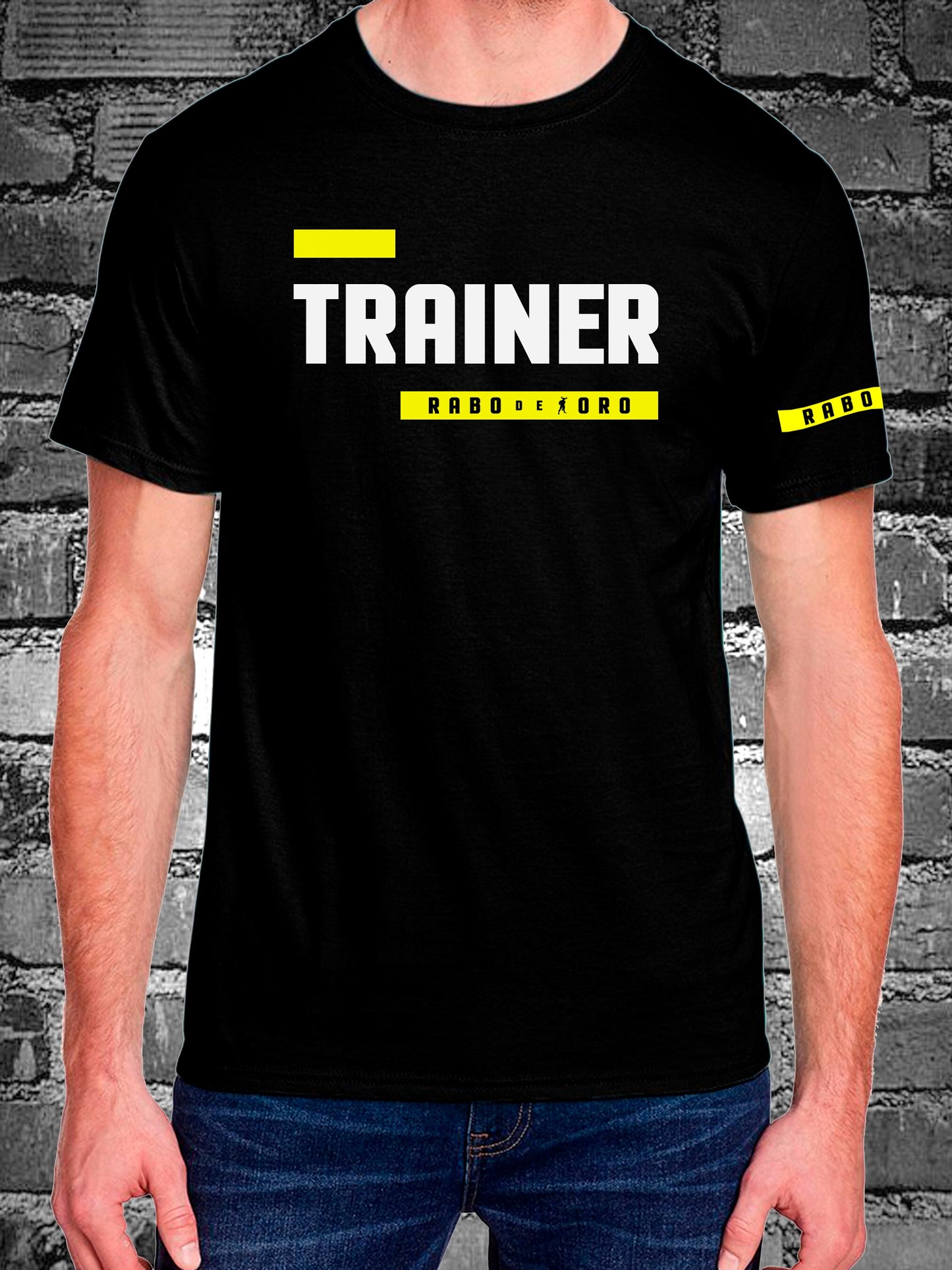 TRAINER Black T-Shirt with BDSM Hanky Code details