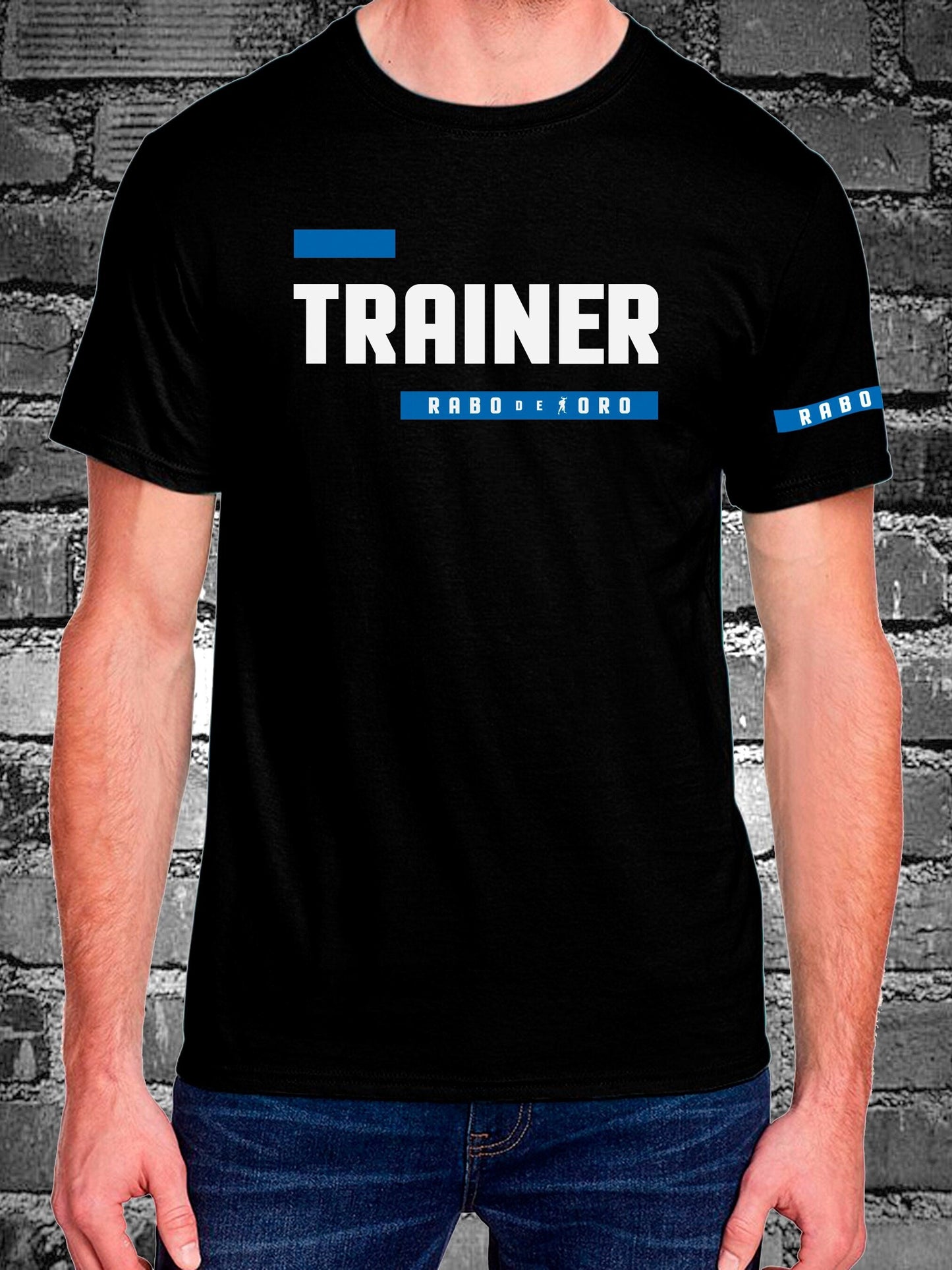 TRAINER Black T-Shirt with BDSM Hanky Code details