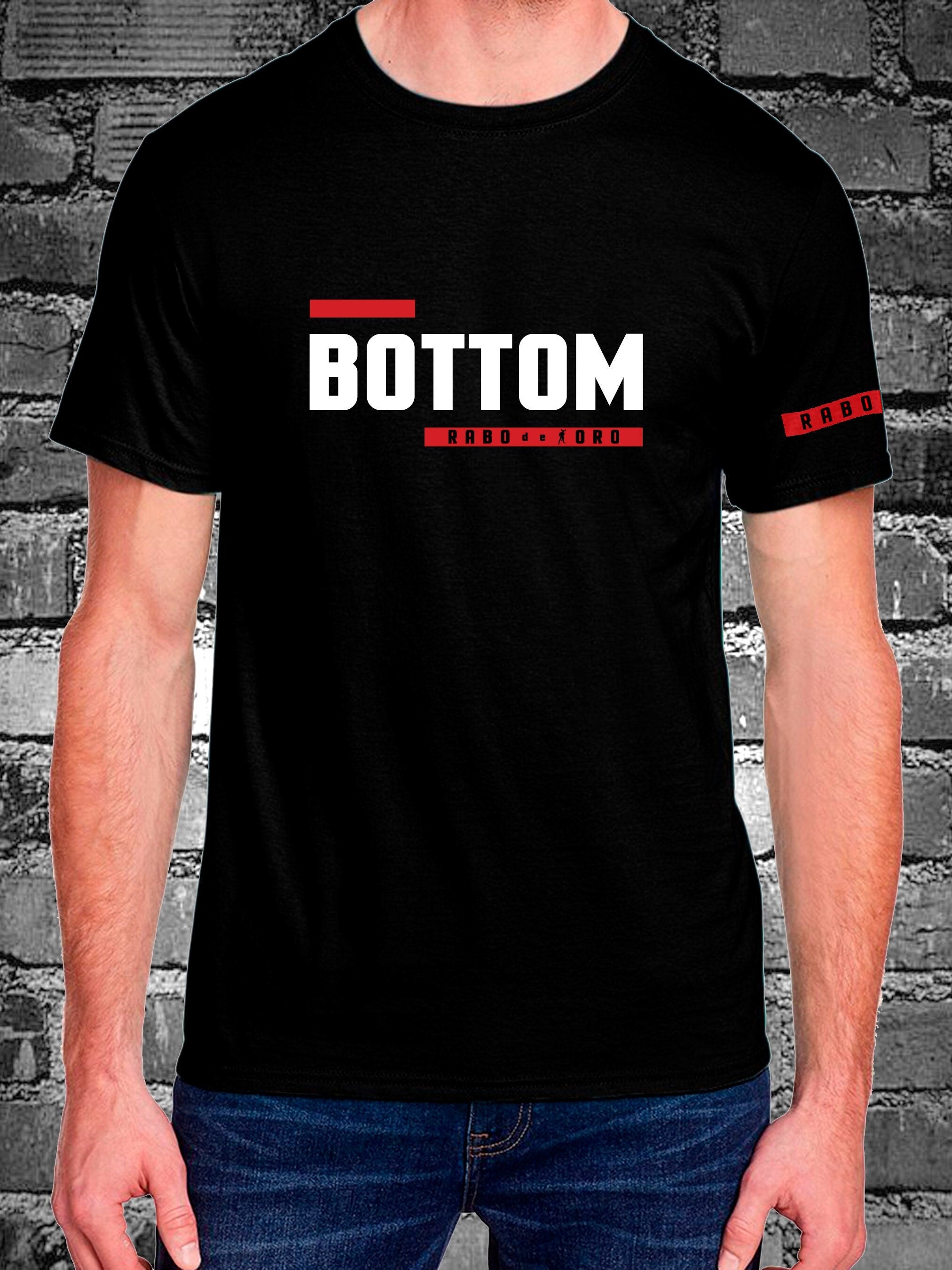 BOTTOM Black T-Shirt with Hanky Code details – RABO DE TORO