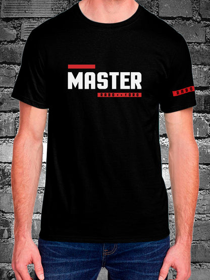 MASTER Black T-Shirt with BDSM Hanky Code details