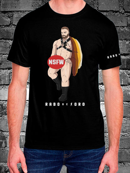 PROUD BEAR FLAG T-Shirt with Gay Bear cartoon detail