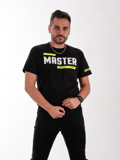 MASTER Black T-Shirt with BDSM Hanky Code details