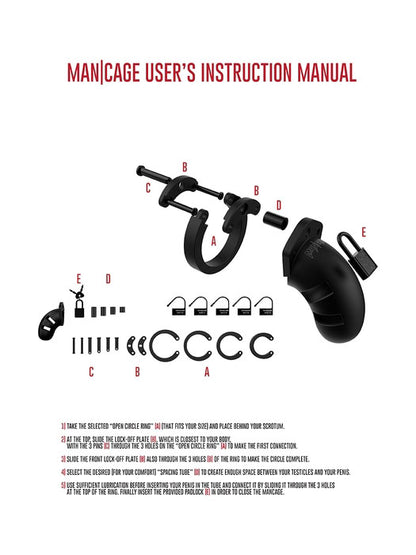 ManCage - Chastity Cage Model 20 - 3.5" / 9 cm