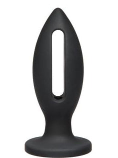 Kink Lube Luge Premium Silicone Plug 4 Black