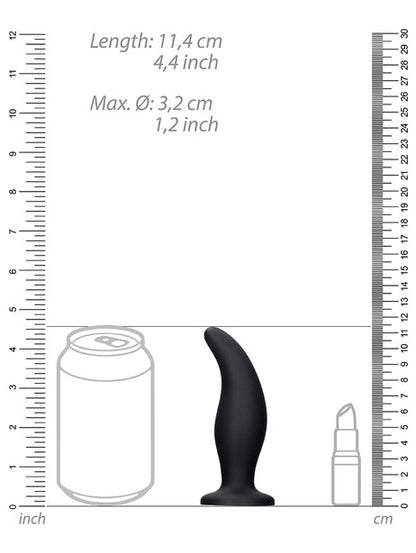 Ouch! Curve Butt Plug - Black