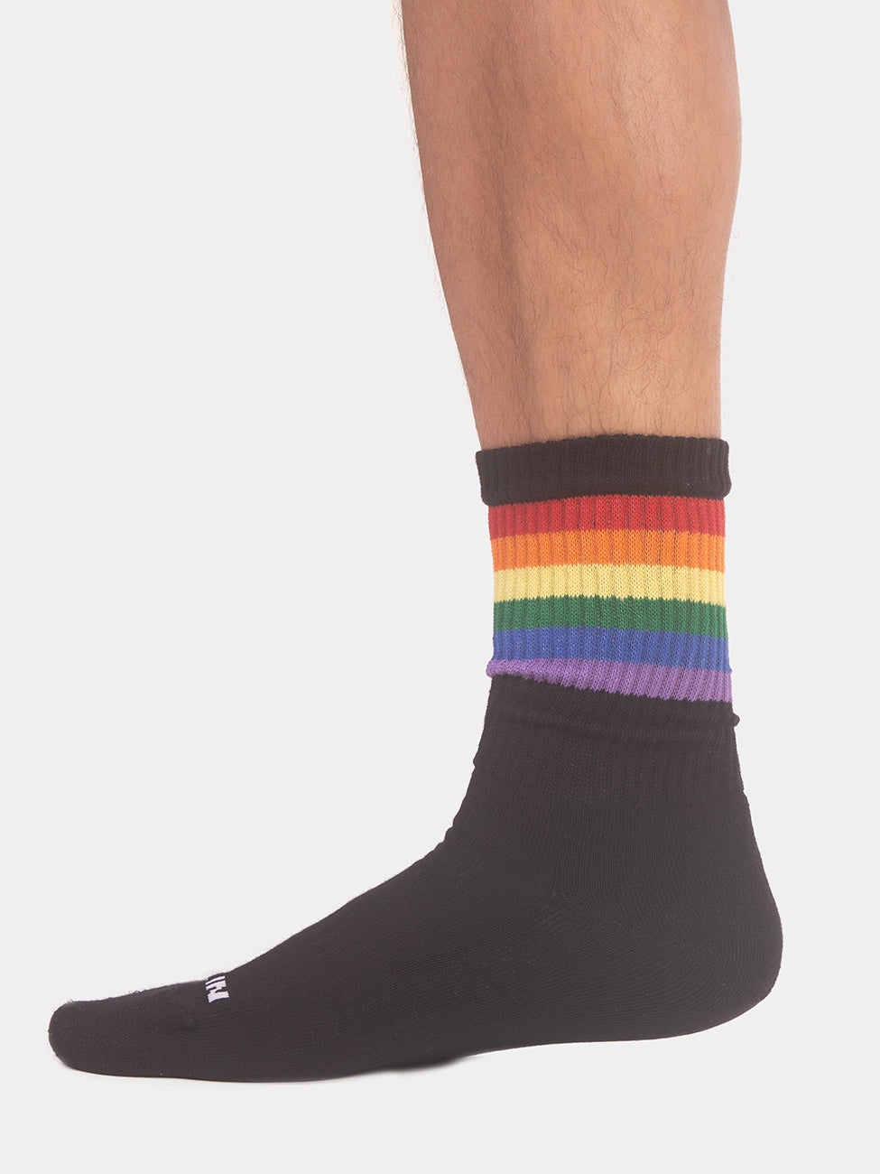 Barcode Pride - HALF Socks Black