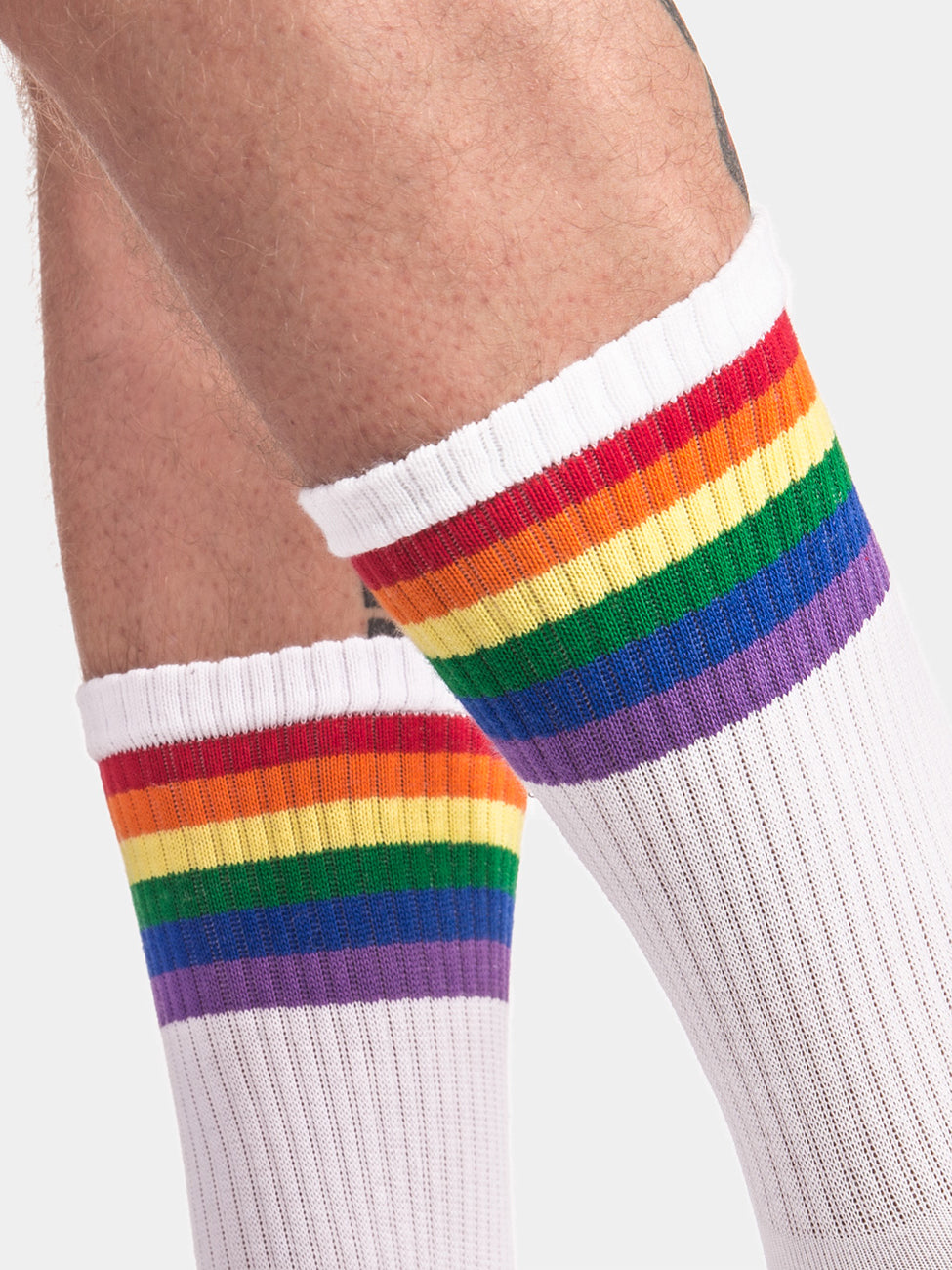 Barcode Pride GYM Socks White