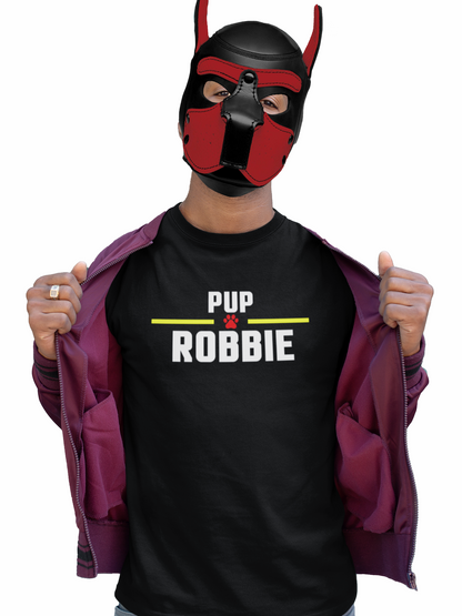 Rabo De Toro - Camiseta negra PUP con nombre PERSONALIZADO 