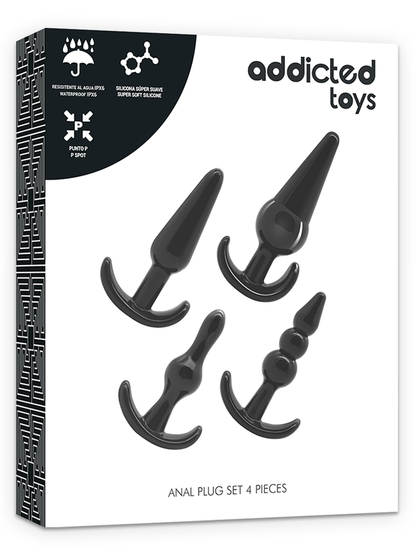 Addicted Toys Set 4 Anal Plugs