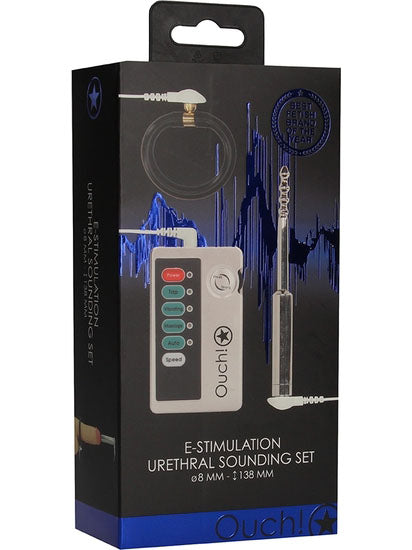 E-stim Urethral Sounding Set - Small - Silver